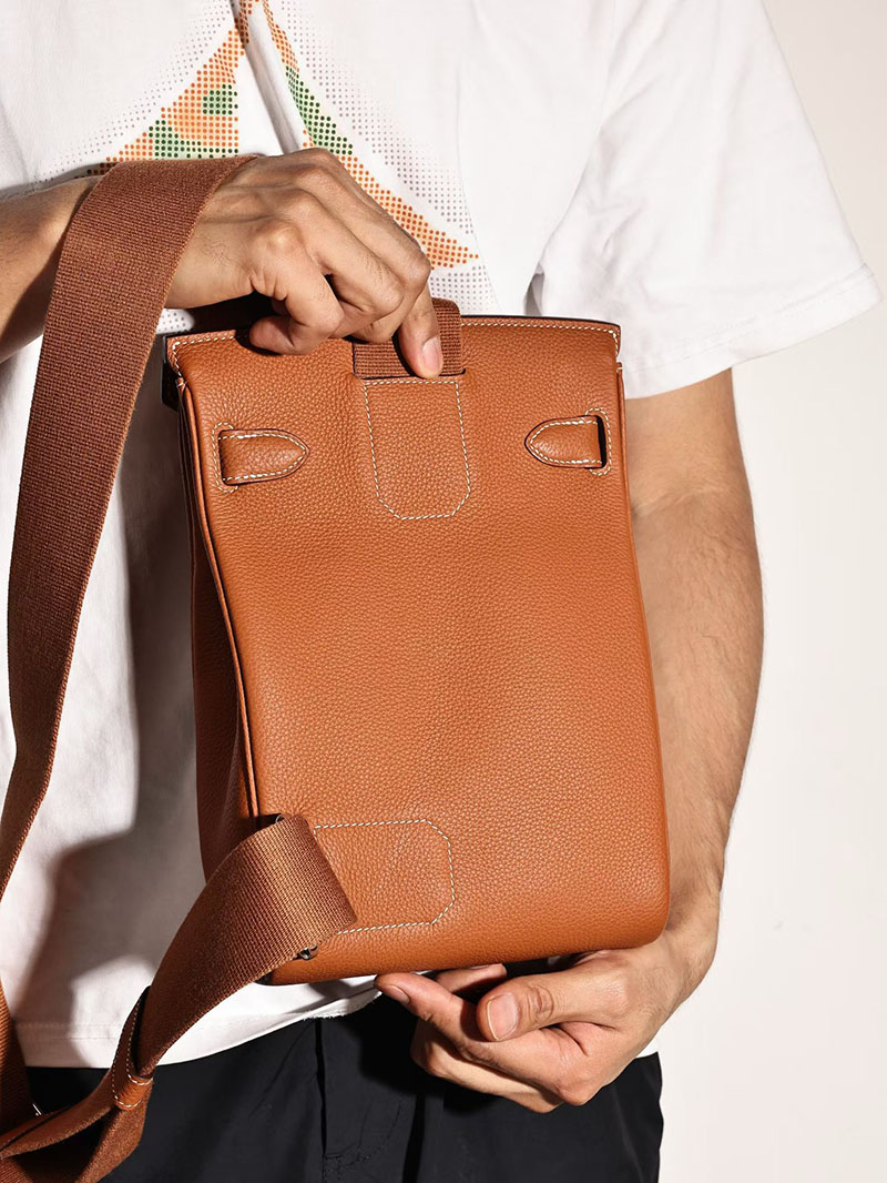 エルメスコピー通販 HERMES ケリーアッカド PM Hac a Dos ゴールド トゴ シルバー金具 H083589CK37 ケリー アッカド PM 定価 - 画像 (8)