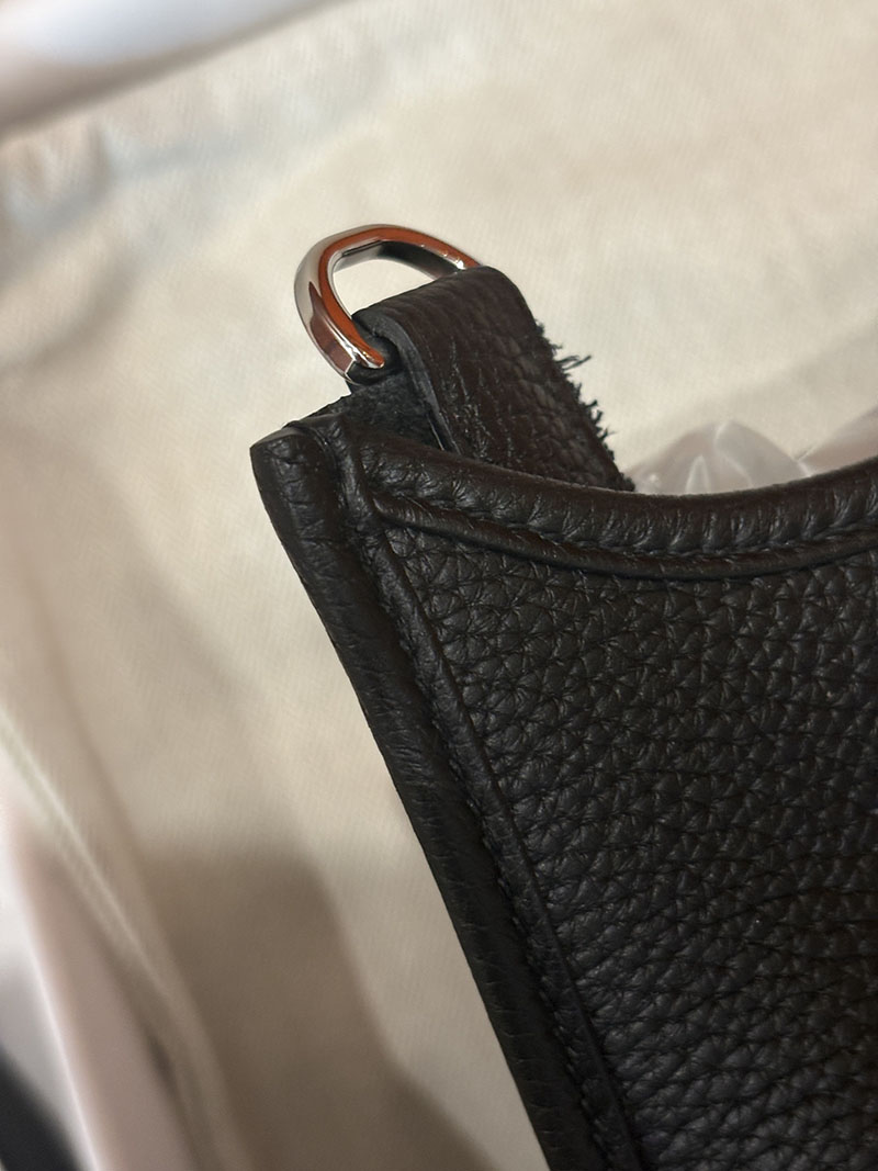 エルメスコピー通販 HERMES エヴリン3 23 黒 ブラック トリヨンクレマンス シルバー金具 H087941CK89 エルメス エヴリン 23 - 画像 (8)