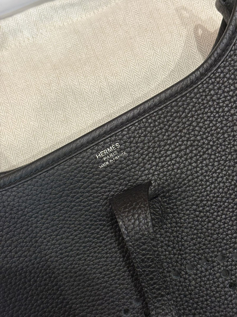 エルメスコピー通販 HERMES エヴリン3 23 黒 ブラック トリヨンクレマンス シルバー金具 H087941CK89 エルメス エヴリン 23 - 画像 (4)