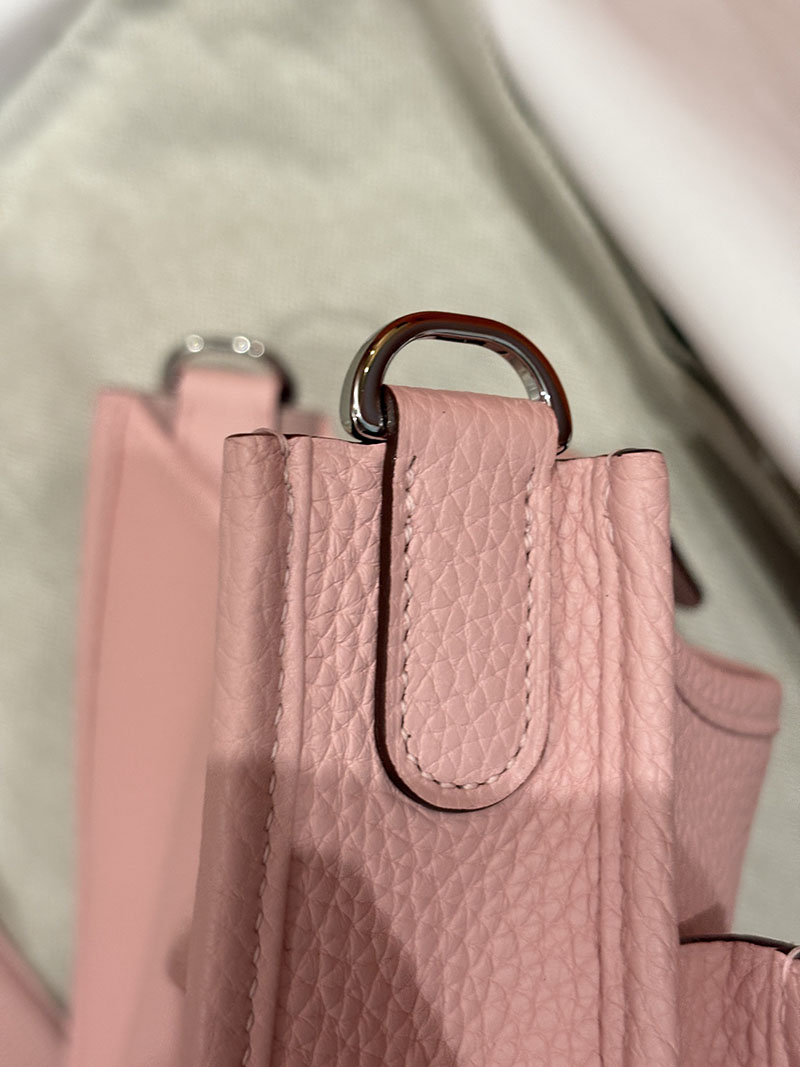 エルメスコピー通販 HERMES エヴリン3 23 ローズサクラ トリヨンクレマンス シルバー金具 H087941CK3Q エルメス エヴリン 定価 - 画像 (8)