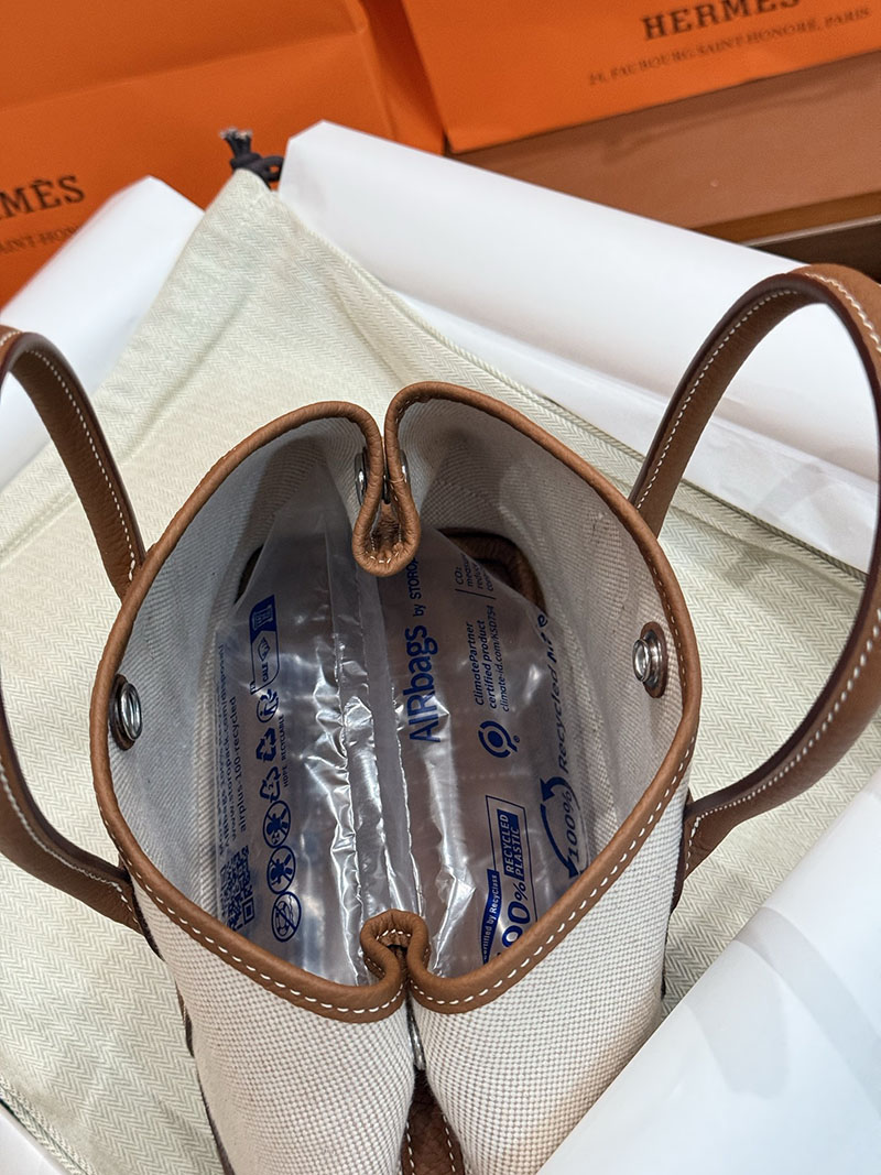 エルメスコピー通販 HERMES ネオ・ガーデン 23 ゴールド ネゴンダ/トワルアッシュ シルバー金具 H084532CK37 エルメス トートバッグ 公式 - 画像 (8)