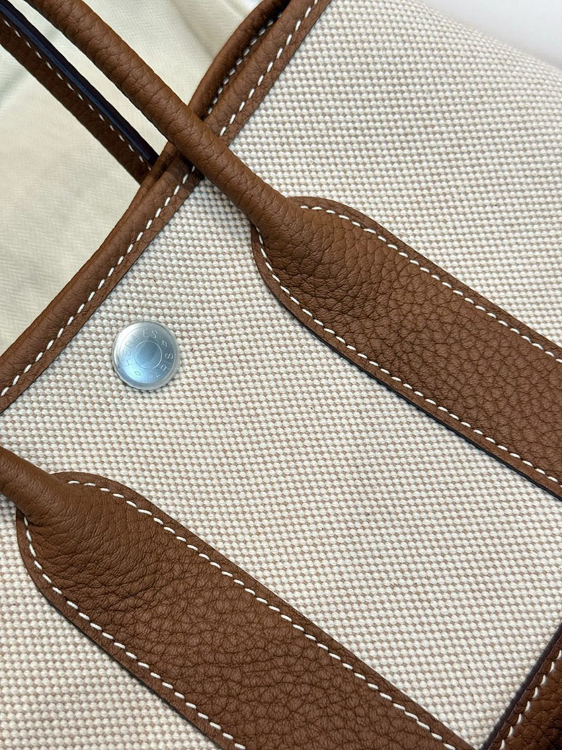 エルメスコピー通販 HERMES ネオ・ガーデン 23 ゴールド ネゴンダ/トワルアッシュ シルバー金具 H084532CK37 エルメス トートバッグ 公式 - 画像 (6)