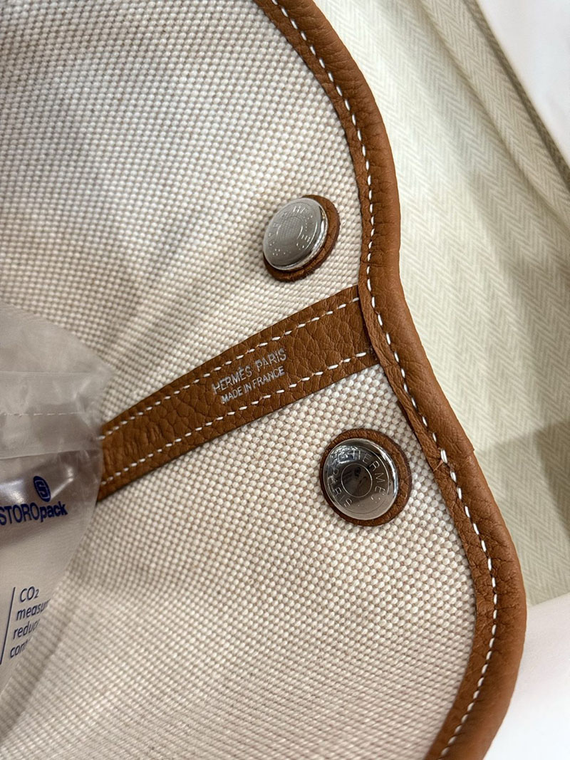 エルメスコピー通販 HERMES ネオ・ガーデン 23 ゴールド ネゴンダ/トワルアッシュ シルバー金具 H084532CK37 エルメス トートバッグ 公式 - 画像 (3)