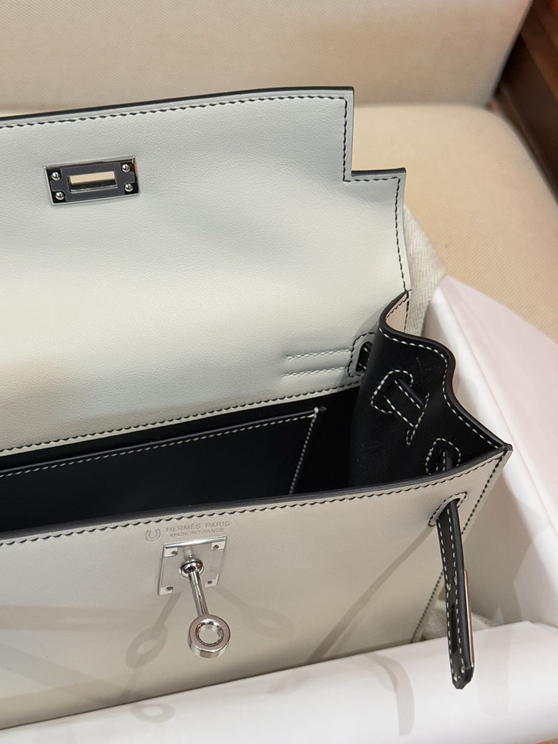 エルメスコピー通販 HERMES ケリーダンス2 クレ/黒 ブラック スイフト シルバー金具 2634651 ケリーダンス 定価 - 画像 (8)