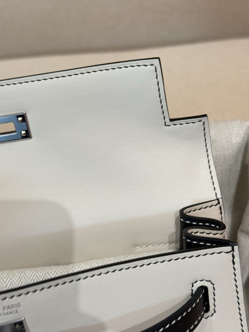 エルメスコピー通販 HERMES ケリーダンス2 クレ/黒 ブラック スイフト シルバー金具 2634651 ケリーダンス 定価 - 画像 (2)