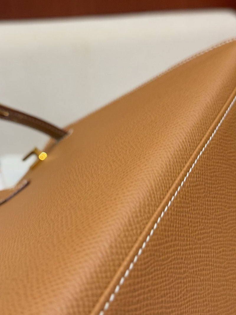 エルメスコピー通販 HERMES バーキン25セリエ ゴールド ヴォーエプソン ゴールド金具 H082302CC37 バーキン 外縫い 定価 - 画像 (2)