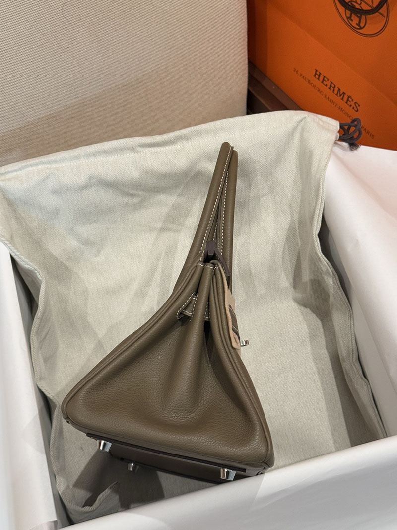 エルメスコピー通販 HERMES バーキンショルダーライト 29 エトゥープ エバーカラー シルバー金具 H085236CK18 ショルダーバーキン29 定価 - 画像 (8)