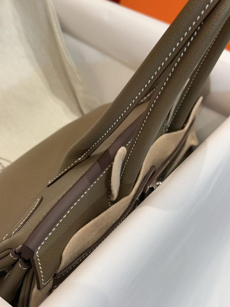 エルメスコピー通販 HERMES バーキンショルダーライト 29 エトゥープ エバーカラー シルバー金具 H085236CK18 ショルダーバーキン29 定価 - 画像 (6)