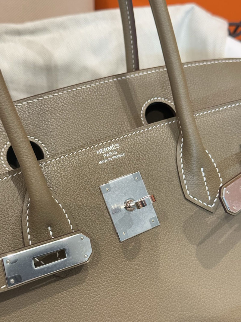 エルメスコピー通販 HERMES バーキンショルダーライト 29 エトゥープ エバーカラー シルバー金具 H085236CK18 ショルダーバーキン29 定価 - 画像 (5)