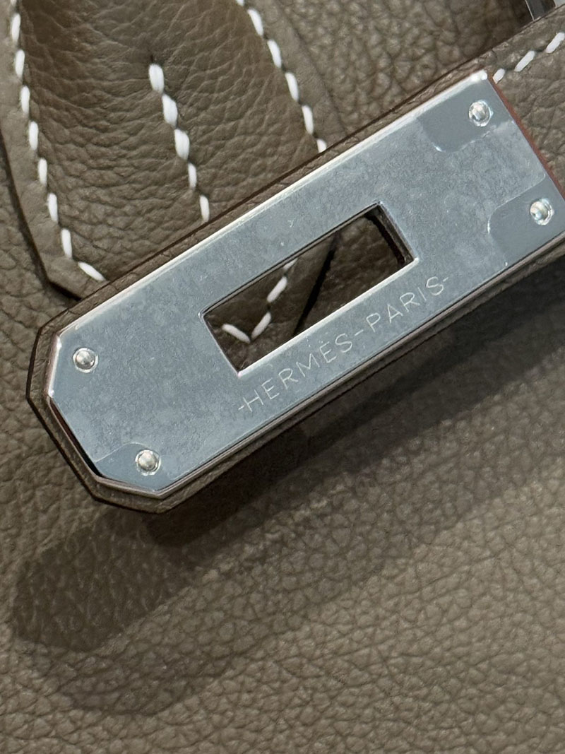 エルメスコピー通販 HERMES バーキンショルダーライト 29 エトゥープ エバーカラー シルバー金具 H085236CK18 ショルダーバーキン29 定価 - 画像 (2)