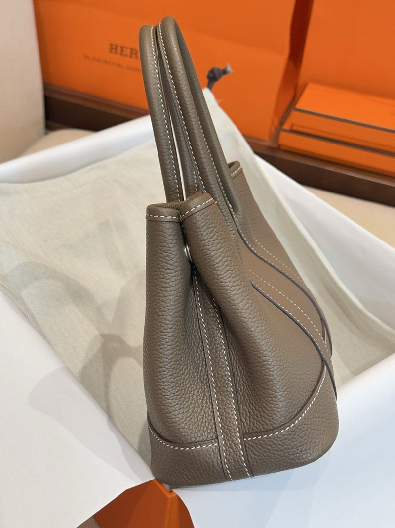 エルメスコピー通販 HERMES ネオ・ガーデン 23 エトゥープ ネゴンダ シルバー金具 H084533CK18 レディース エルメス トートバッグ - 画像 (3)