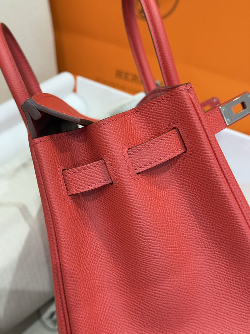 エルメスコピー通販 HERMES Birkin バーキン25 ルージュカザック ヴォーエプソン シルバー金具 2634666 バーキン25 スーパーコピー - 画像 (5)