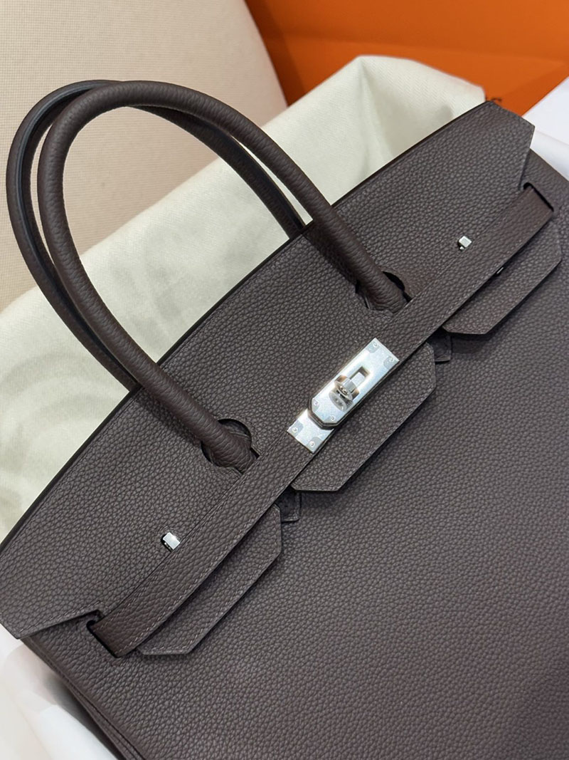 エルメスコピー通販 HERMES Birkin バーキン40 エベンヌ トゴ シルバー金具 H027633CK46 エルメスバーキン40コピー - 画像 (2)