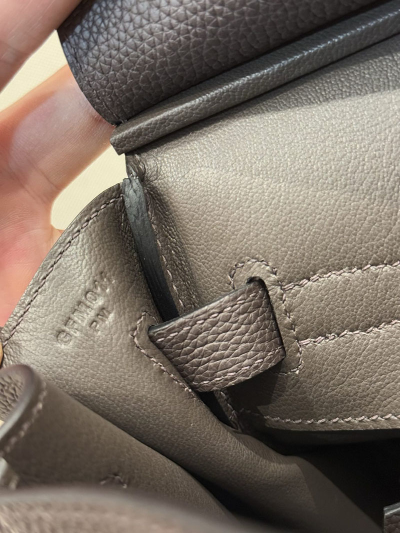 エルメスコピー通販 HERMES Birkin バーキン40 エベンヌ トゴ シルバー金具 H027633CK46 エルメスバーキン40コピー - 画像 (13)