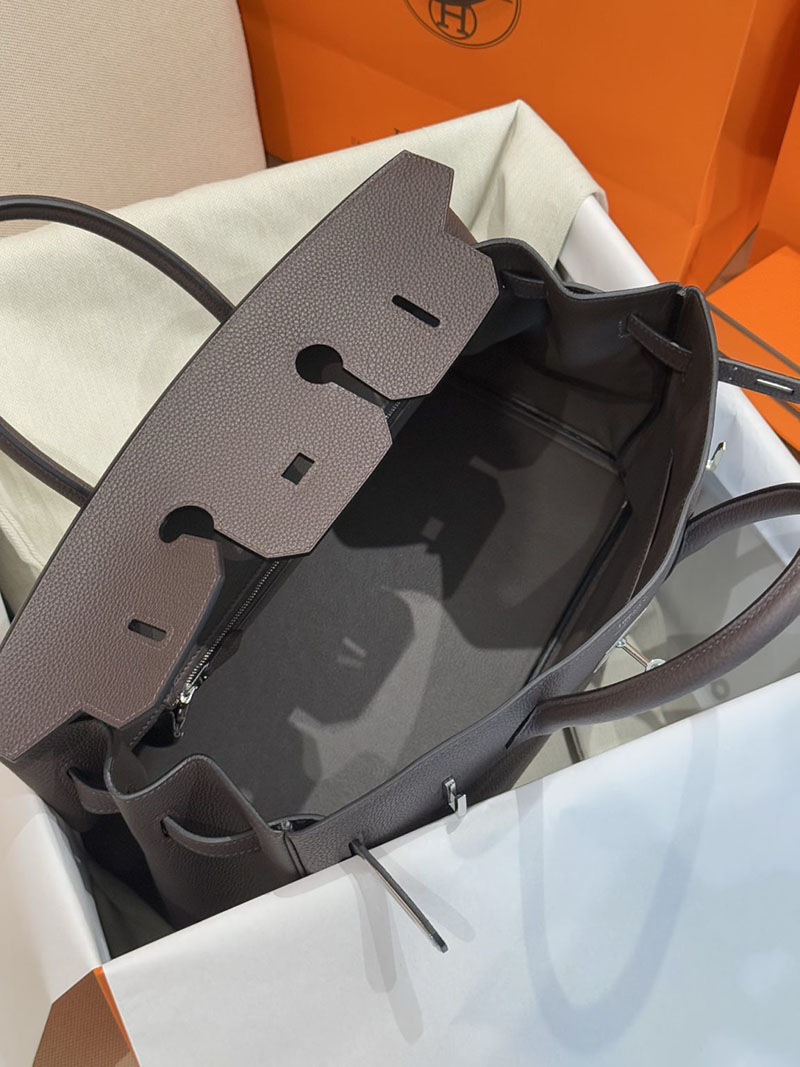 エルメスコピー通販 HERMES Birkin バーキン40 エベンヌ トゴ シルバー金具 H027633CK46 エルメスバーキン40コピー - 画像 (11)