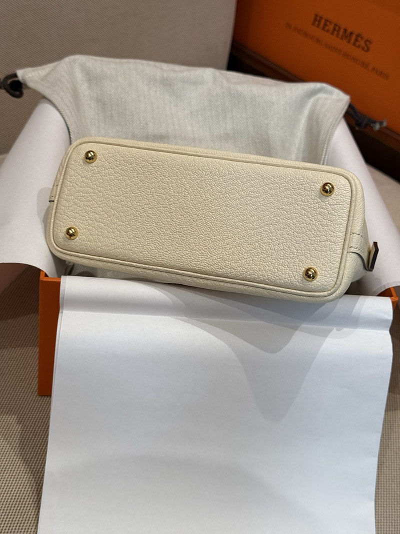 エルメスコピー通販 HERMES ボリード1923 ミニ ナタ シェブルミゾル シルバー金具 H073444CKI2 エルメス ハンドバッグ レディース - 画像 (12)