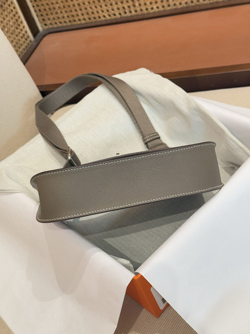 エルメスコピー通販 HERMES ジプシエール ミニ エトゥープ エバーカラー シルバー金具 H084047CK18 ジプシエール ミニ 人気 - 画像 (7)
