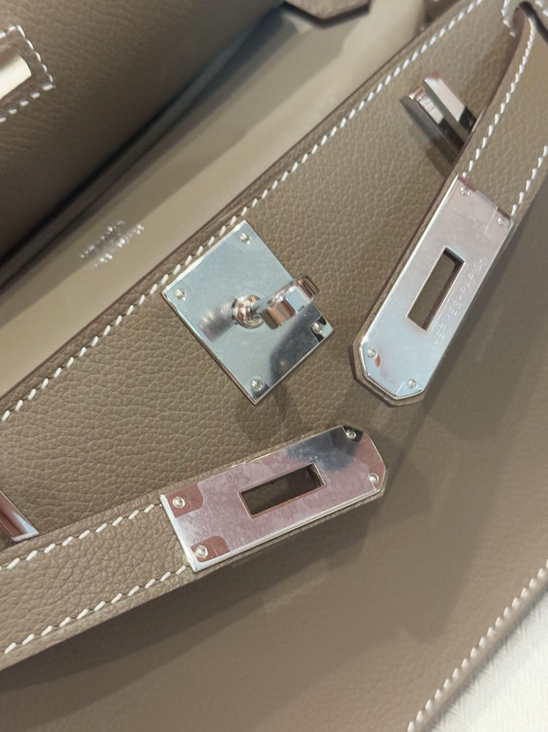 エルメスコピー通販 HERMES ジプシエール ミニ エトゥープ エバーカラー シルバー金具 H084047CK18 ジプシエール ミニ 人気 - 画像 (3)