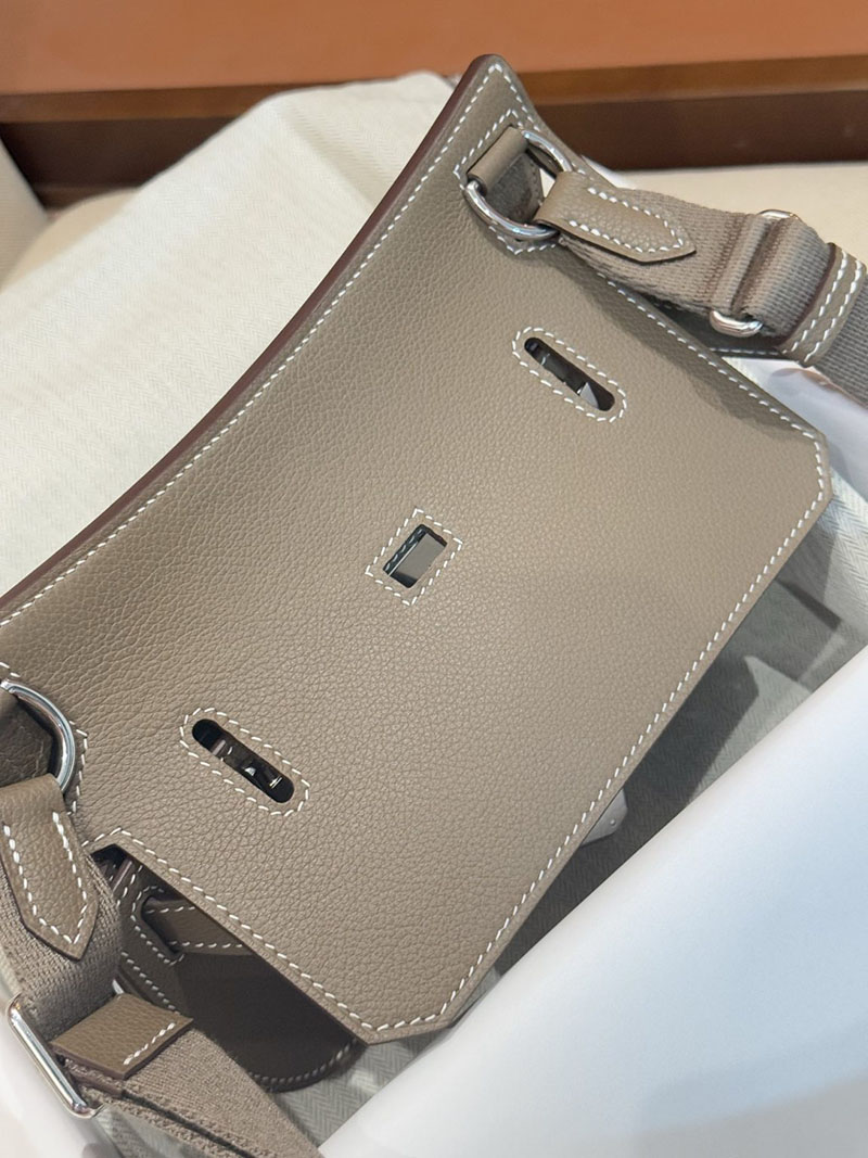 エルメスコピー通販 HERMES ジプシエール ミニ エトゥープ エバーカラー シルバー金具 H084047CK18 ジプシエール ミニ 人気 - 画像 (2)
