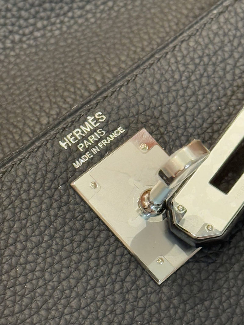 エルメスコピー通販 HERMES エルメス ケリーアド PM 黒 ブラック エバーカラー シルバー金具 H076241CK89 エルメス ケリーアド - 画像 (6)