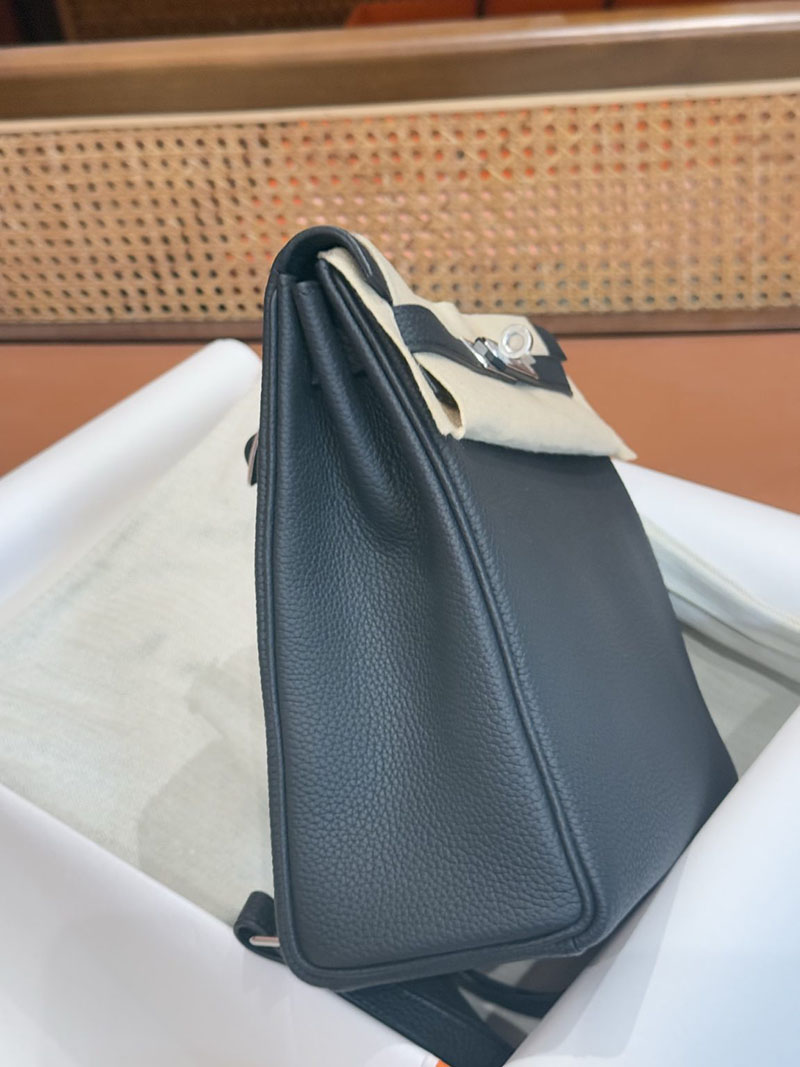 エルメスコピー通販 HERMES エルメス ケリーアド PM 黒 ブラック エバーカラー シルバー金具 H076241CK89 エルメス ケリーアド - 画像 (4)