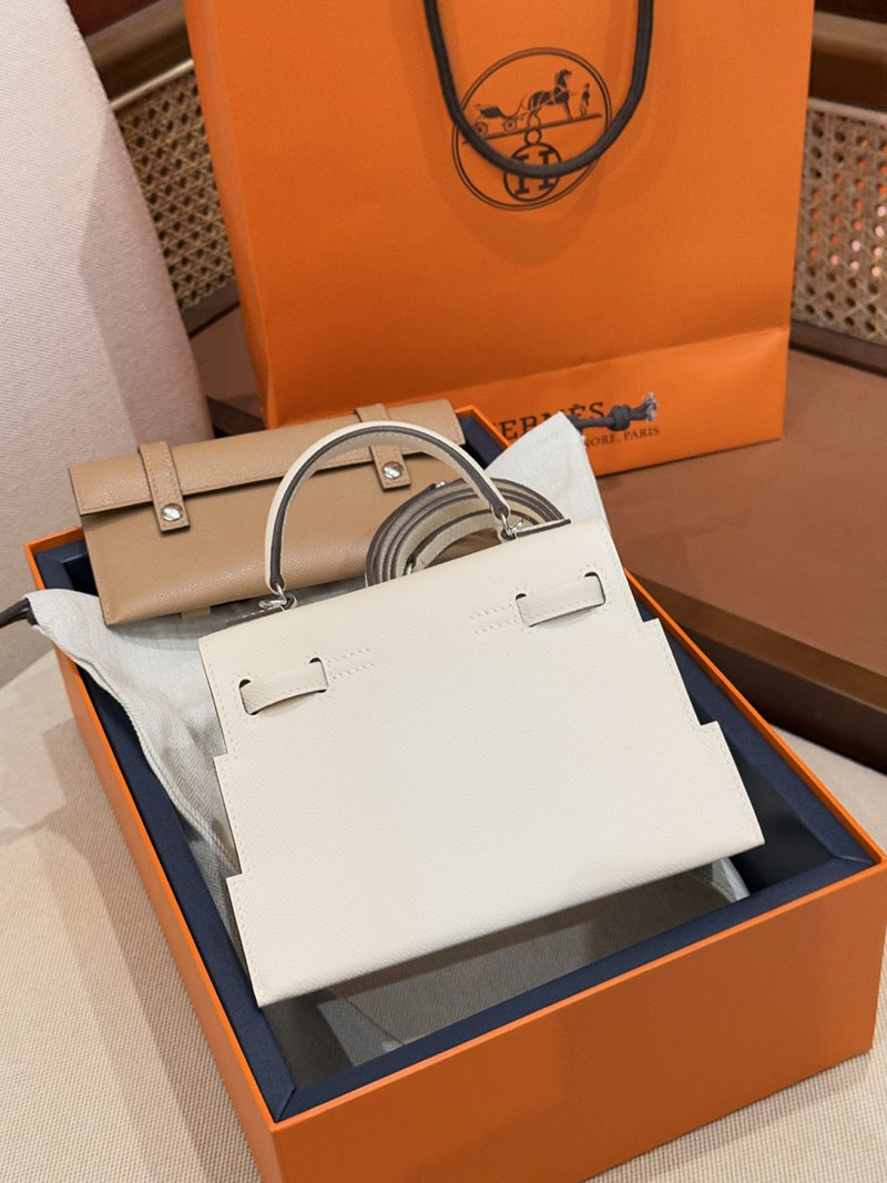 エルメスコピー通販 HERMES ケリードール ピクト ナタ/ライム/チャイ/モーヴシルベストル エプソン シルバー金具 2634680 ケリー バッグ 新作 - 画像 (10)