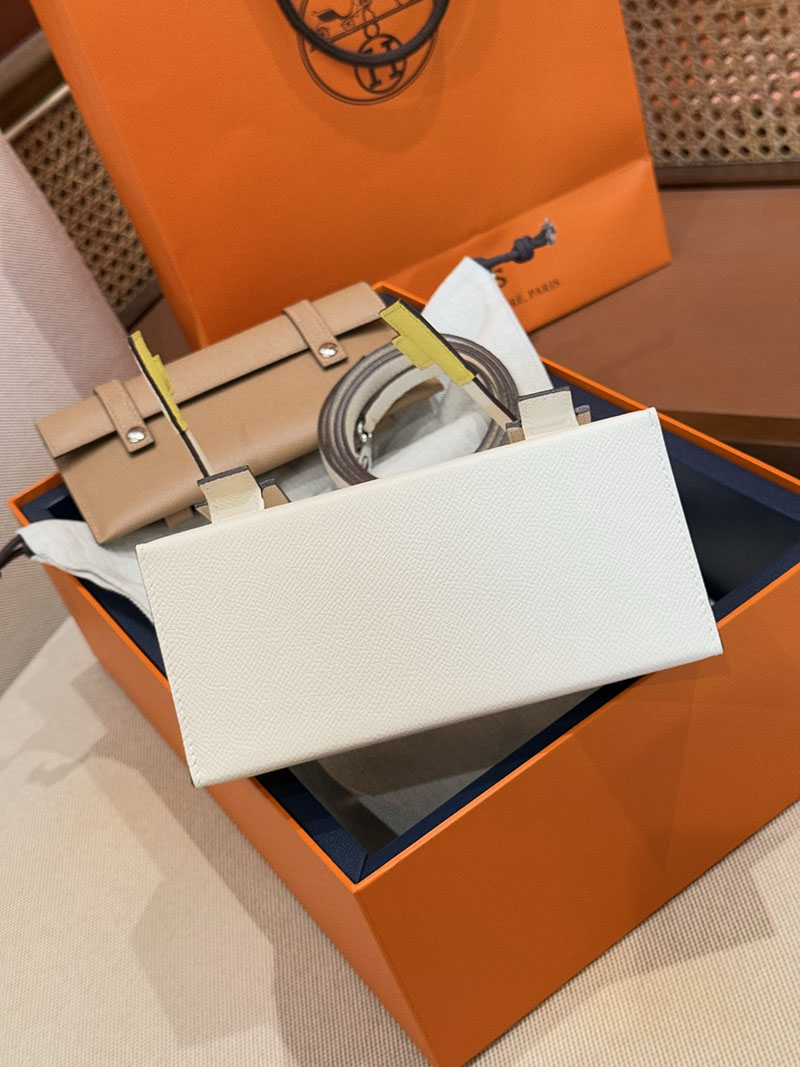 エルメスコピー通販 HERMES ケリードール ピクト ナタ/ライム/チャイ/モーヴシルベストル エプソン シルバー金具 2634680 ケリー バッグ 新作 - 画像 (7)
