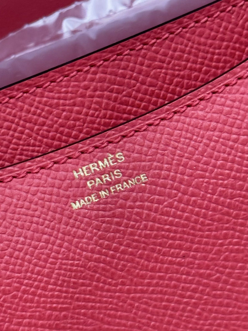 エルメスコピー通販 HERMES コンスタンス3 ミニ ルージュカザック ヴォーエプソン ゴールド金具 H056341CCQ5 エルメス コンスタンスミニ 定価 - 画像 (4)