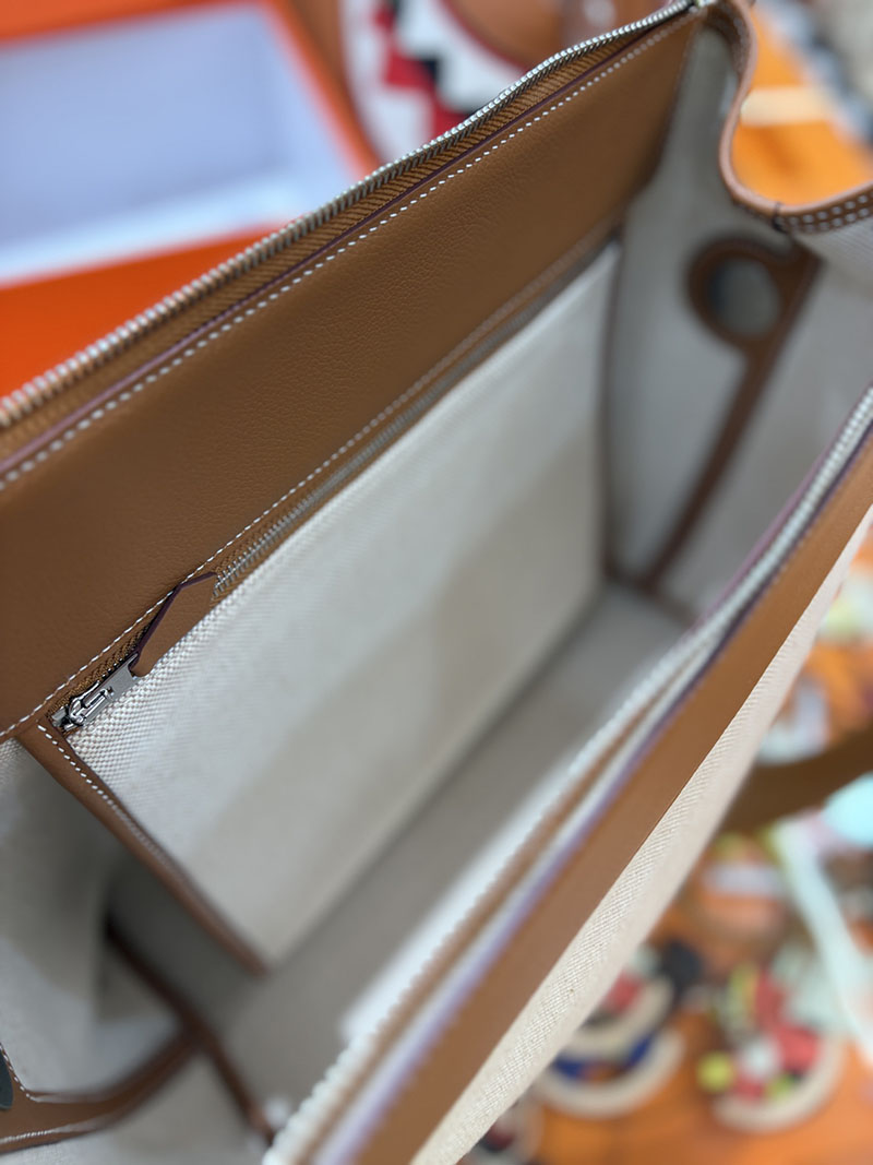 エルメス メンズバッグ HERMES R.M.S 12H bag フール トゥ バッグ ベージュ トワルアッシュ シルバー金具 H084261CKAA エルメス メンズ ショルダーバッグ - 画像 (3)