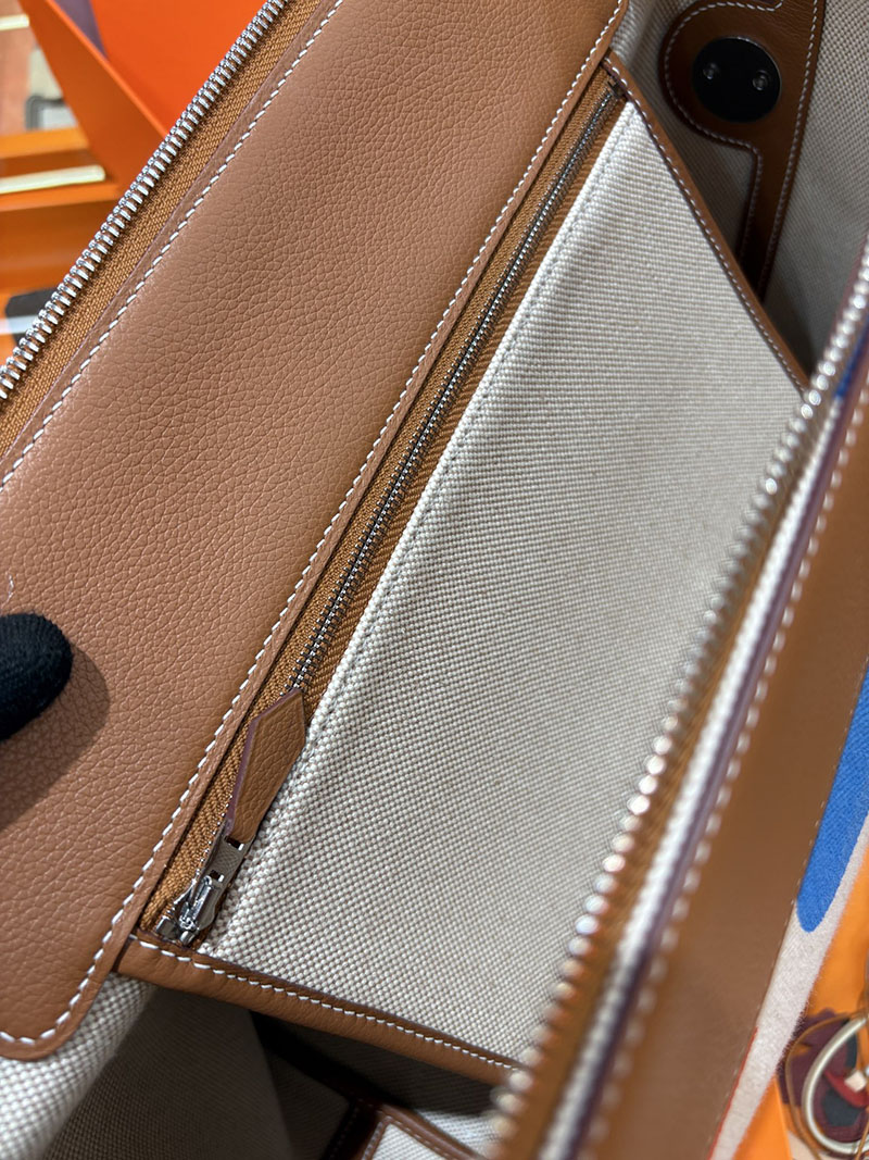エルメス メンズバッグ HERMES R.M.S 12H bag フール トゥ バッグ マルチカラー トワルアッシュ シルバー金具 H086064CKAA エルメス バッグ 布 - 画像 (2)