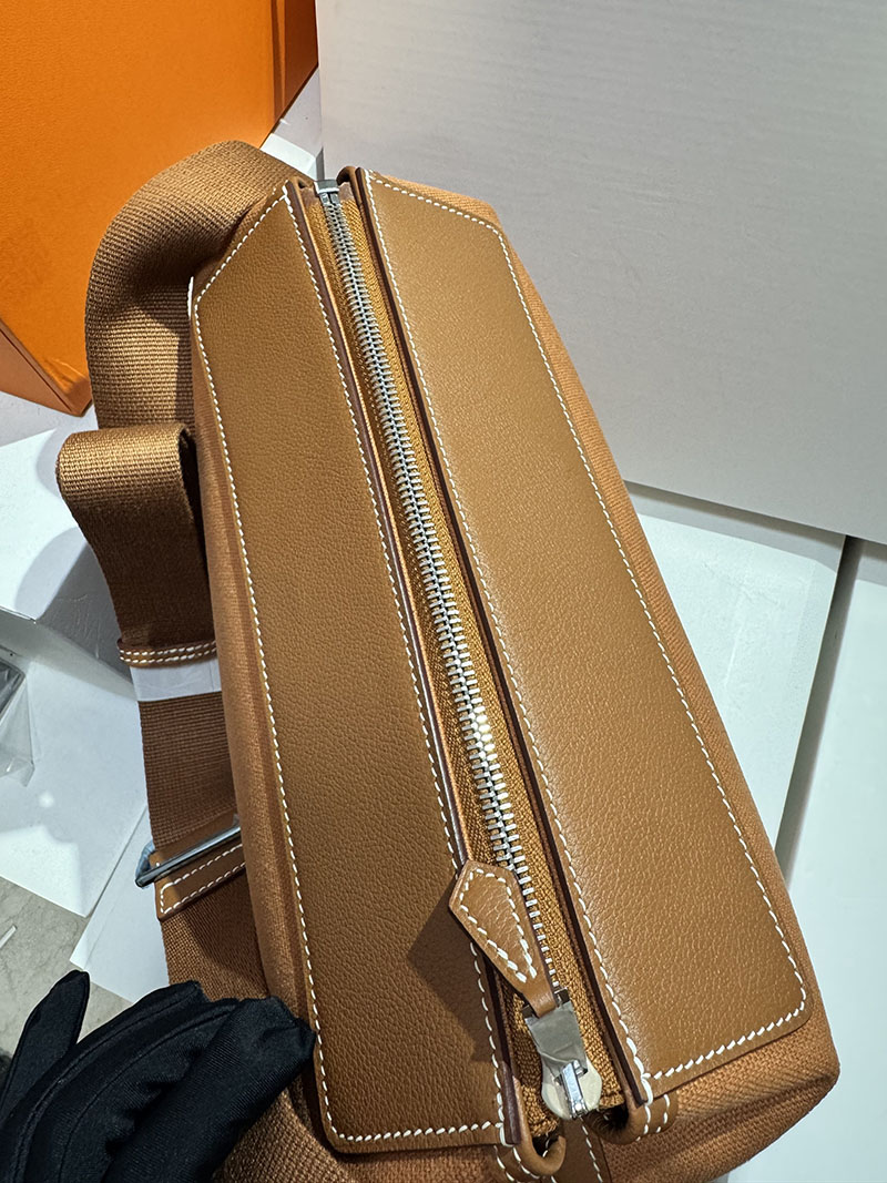 エルメス メンズバッグ HERMES R.M.S 12H bag フール トゥ バッグ デゼール/セサミ トワルアッシュ シルバー金具 2634711 エルメス バッグ 人気ランキング - 画像 (6)