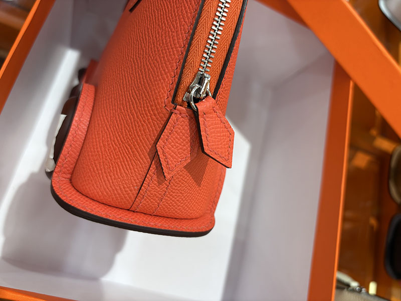 エルメスコピー通販 HERMES ボリードオンホイールズ ミニ オレンジ ヴォーエプソン シルバー金具 2634717 ボリード オン ホイールズ - 画像 (6)