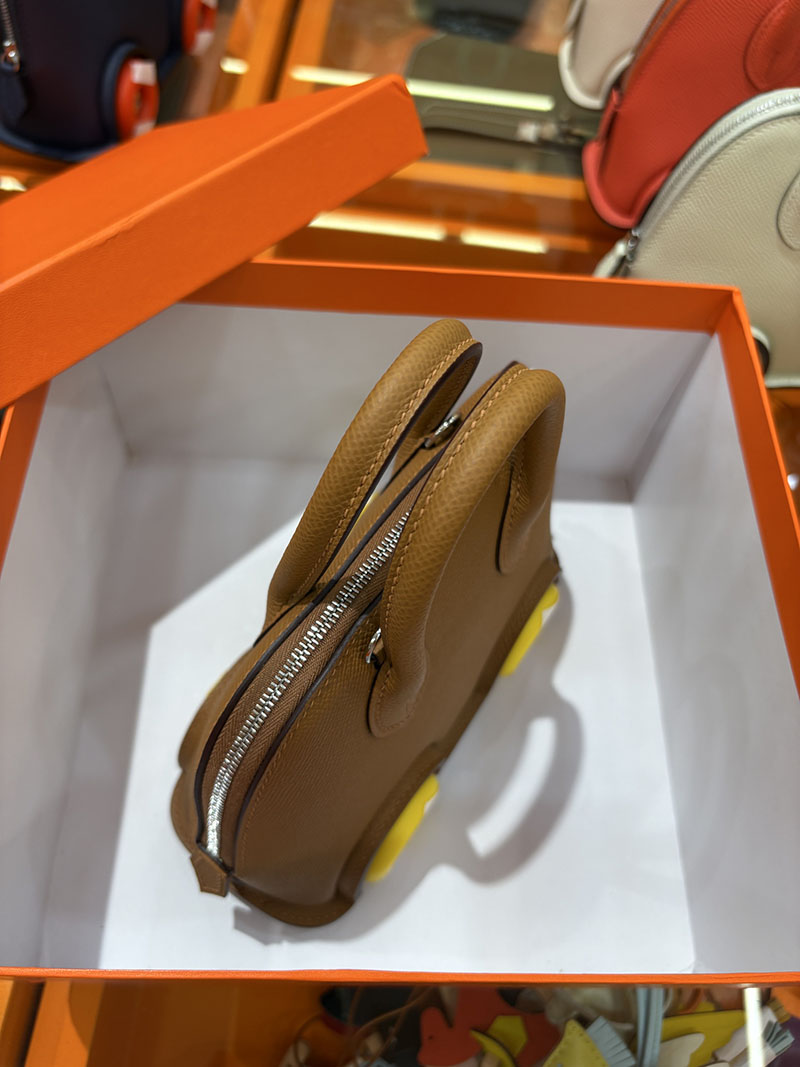 エルメスコピー通販 HERMES ボリードオンホイールズ ミニ ゴールド ヴォーエプソン シルバー金具 2634721 ボリード オン ホイールズ - 画像 (7)