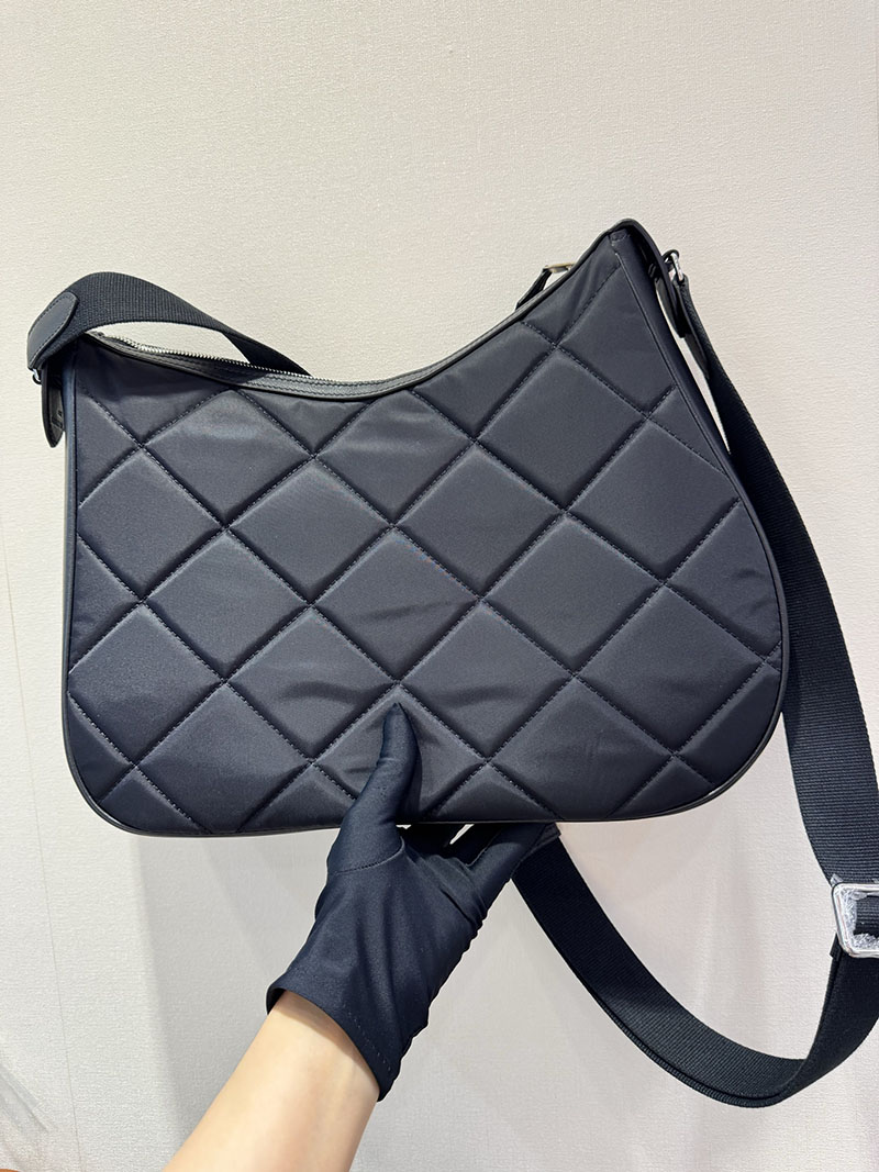 エルメス メンズバッグ HERMES Horseback bag ホースバッグ ブラック キャンバス シルバー金具 H085410CKAD エルメス ホースバッグ - 画像 (6)