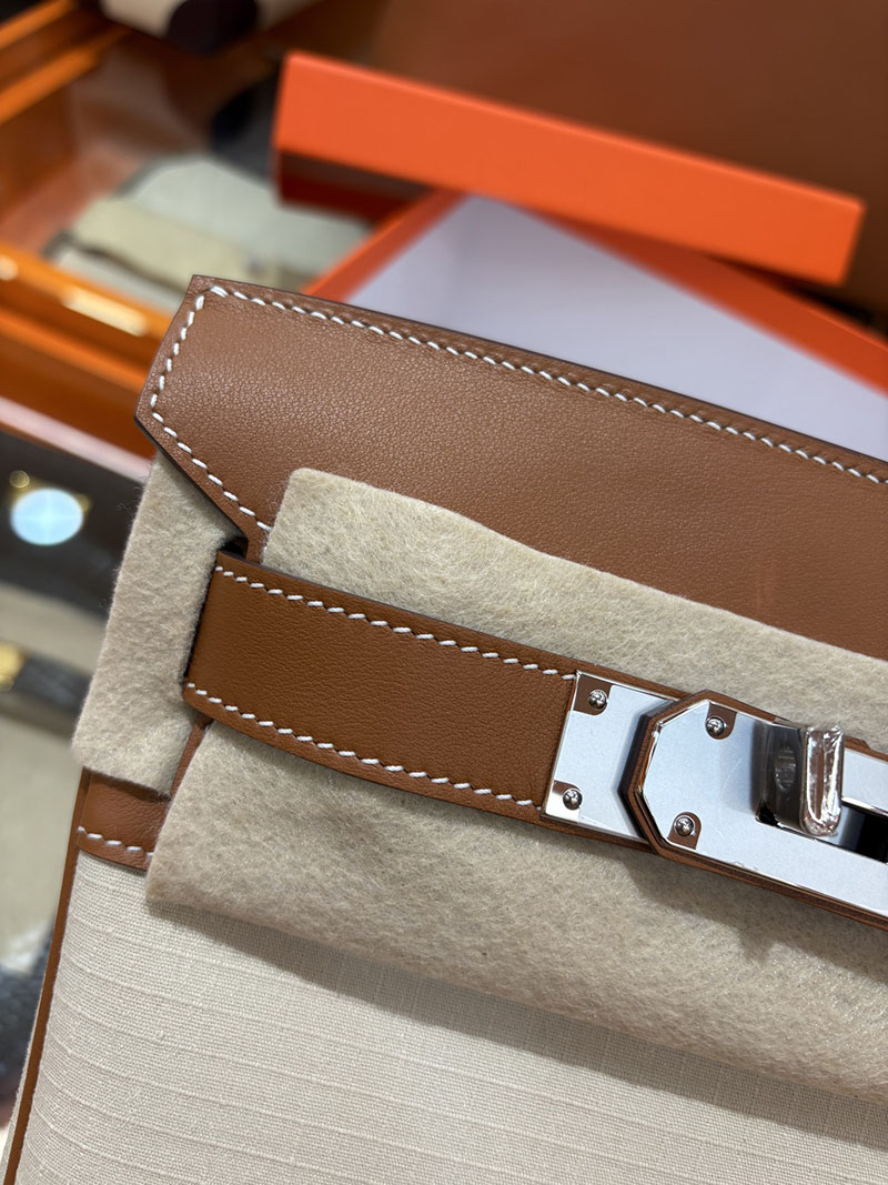 エルメス アッカド PM HERMES Hac a Dos PM ゴールド スイフト/トワルアッシュ シルバー金具 2634728 ケリー アッカド pm 定価 - 画像 (8)