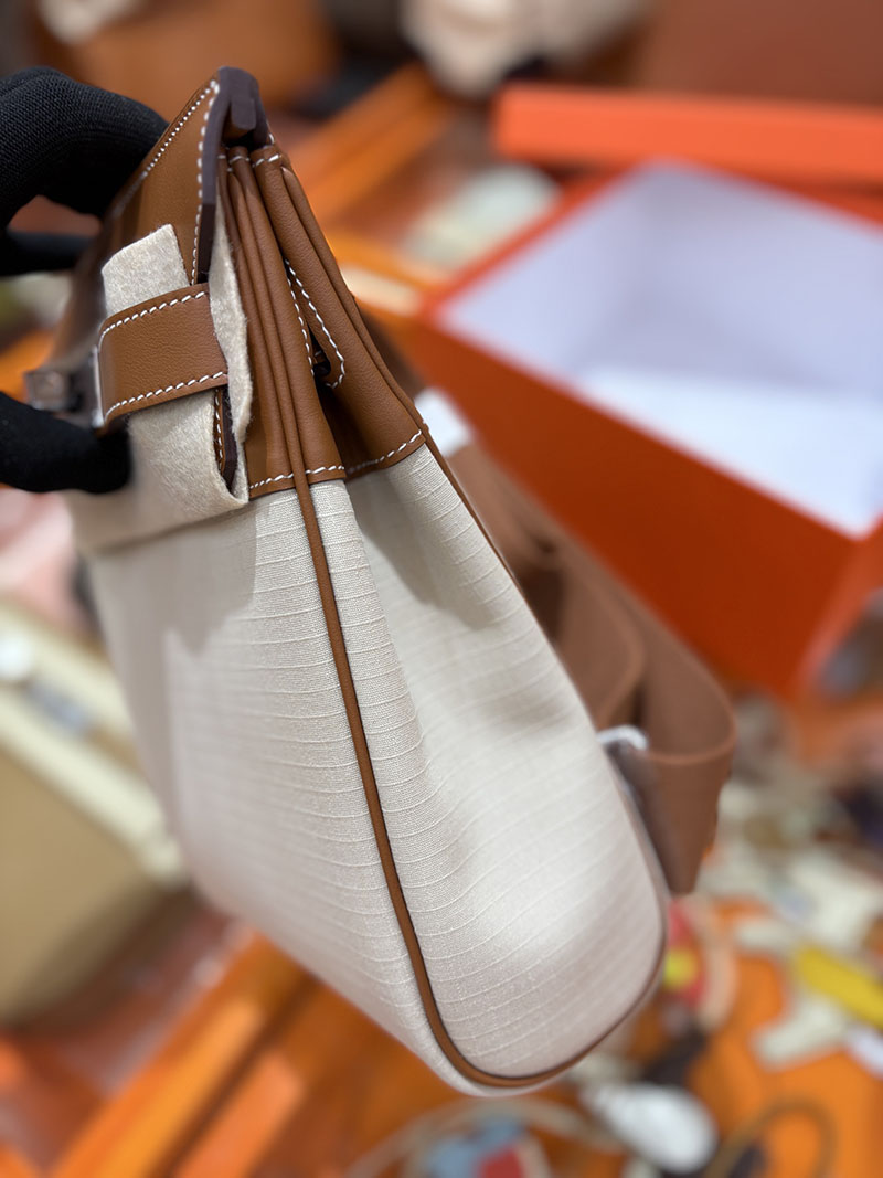 エルメス アッカド PM HERMES Hac a Dos PM ゴールド スイフト/トワルアッシュ シルバー金具 2634728 ケリー アッカド pm 定価 - 画像 (7)