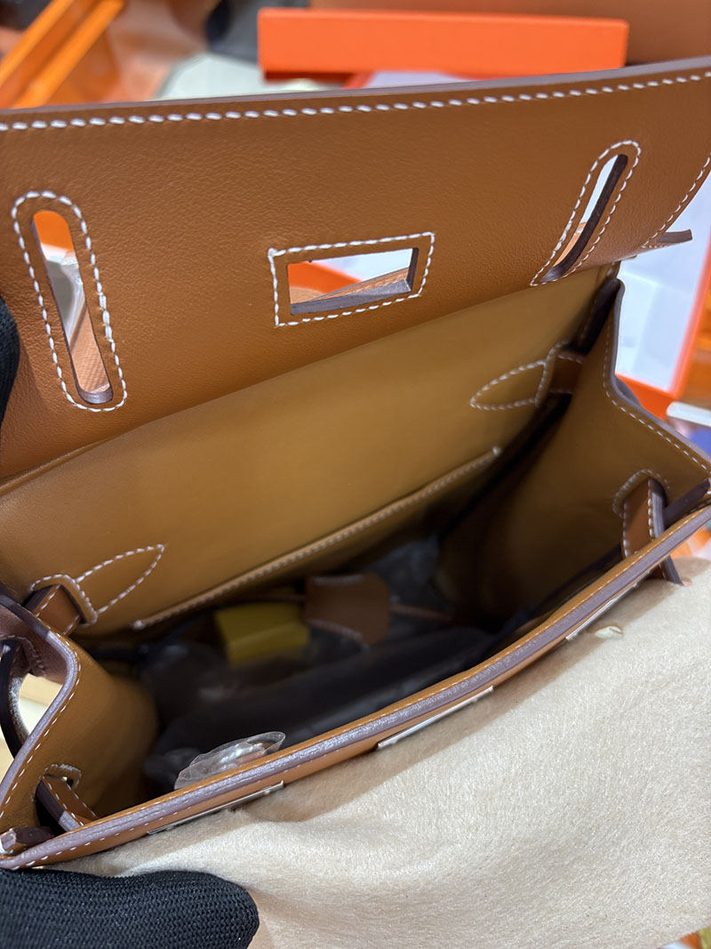 エルメス アッカド PM HERMES Hac a Dos PM ゴールド スイフト/トワルアッシュ シルバー金具 2634728 ケリー アッカド pm 定価 - 画像 (2)