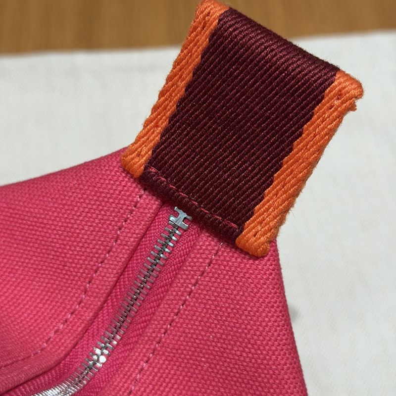 HERMES ポーチ ブリッド・ア・ブラック・Hパヴィヨン GM ハイビスカス コットンキャンバス シルバー金具 2634762 エルメス ブリッド ア ブラック ショルダー - 画像 (2)