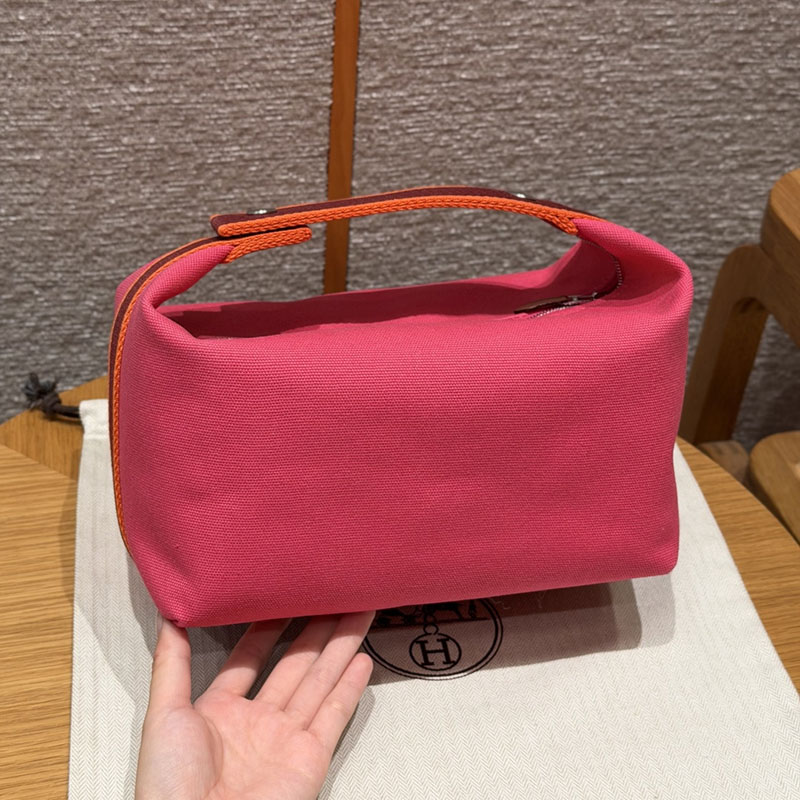 HERMES ポーチ ブリッド・ア・ブラック・Hパヴィヨン GM ハイビスカス コットンキャンバス シルバー金具 2634762 エルメス ブリッド ア ブラック ショルダー - 画像 (17)