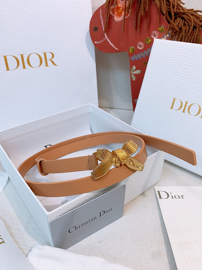 最高級ディオールスーパーコピー Dior Diorissimo Bow ベルト 15mm スムースカーフスキン 2634820 Dior ベルト アウトレット - 画像 (7)
