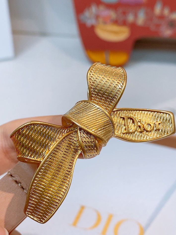 最高級ディオールスーパーコピー Dior Diorissimo Bow ベルト 15mm スムースカーフスキン 2634820 Dior ベルト アウトレット - 画像 (5)