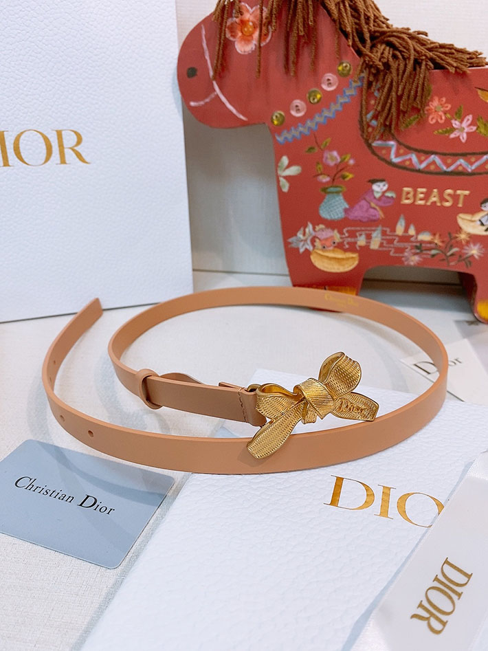 最高級ディオールスーパーコピー Dior Diorissimo Bow ベルト 15mm スムースカーフスキン 2634820 Dior ベルト アウトレット - 画像 (2)