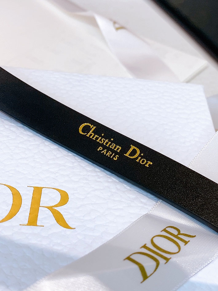 最高級ディオールスーパーコピー Dior Diorissimo Bow ベルト 15mm スムースカーフスキン B1021CGBJ_M900 ディオール ベルト レディース - 画像 (5)