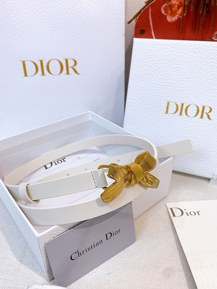 最高級ディオールスーパーコピー Dior Diorissimo Bow ベルト 15mm スムースカーフスキン 2634822 ディオールベルトコピー - 画像 (6)
