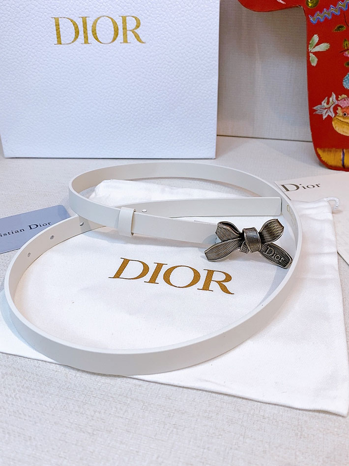 最高級ディオールスーパーコピー Dior Diorissimo Bow ベルト 15mm スムースカーフスキン 2634824 ディオール ベルト 安い - 画像 (2)