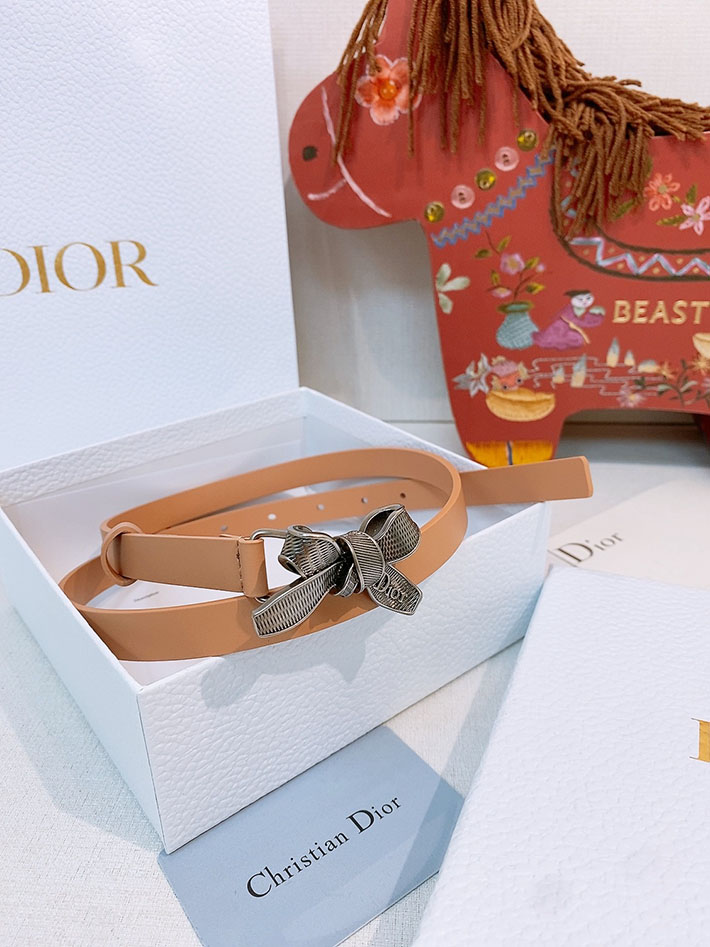 最高級ディオールスーパーコピー Dior Diorissimo Bow ベルト 15mm スムースカーフスキン 2634825 ディオール ベルト 値段 - 画像 (2)