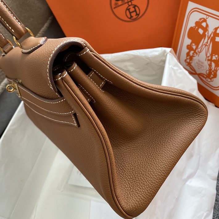 エルメスコピー通販 HERMES ショルダーケリー42 ショルダーバッグ ゴールド トゴ ゴールド金具 2634893 エルメス ショルダーケリー42 - 画像 (8)