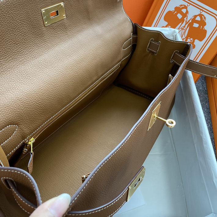 エルメスコピー通販 HERMES ショルダーケリー42 ショルダーバッグ ゴールド トゴ ゴールド金具 2634893 エルメス ショルダーケリー42 - 画像 (2)