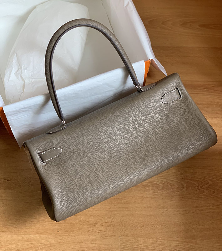 エルメスコピー通販 HERMES ショルダーケリー42 ショルダーバッグ エトゥープ トゴ シルバー金具 2634894 メンズ ケリー ショルダー - 画像 (7)