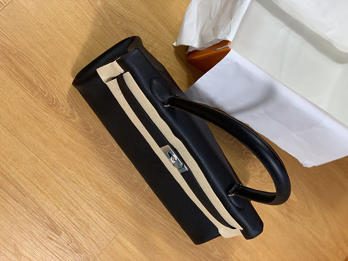 エルメスコピー通販 HERMES ショルダーケリー42 ショルダーバッグ 黒 ブラック トゴ シルバー金具 2634895 エルメス メンズバッグ 人気 - 画像 (5)
